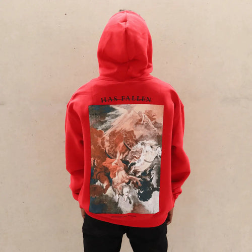 MARSIOR. - FIERY RED HOODIE - FALLEN