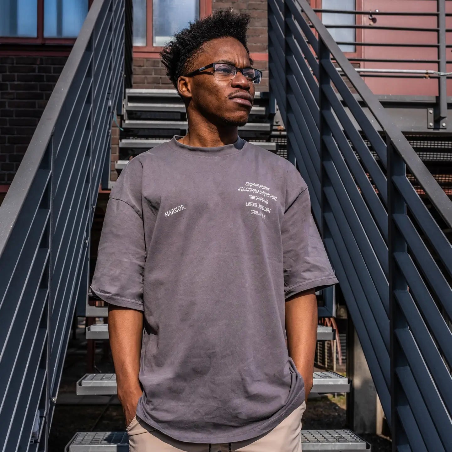 MARSIOR. - T-Shirt - Sky