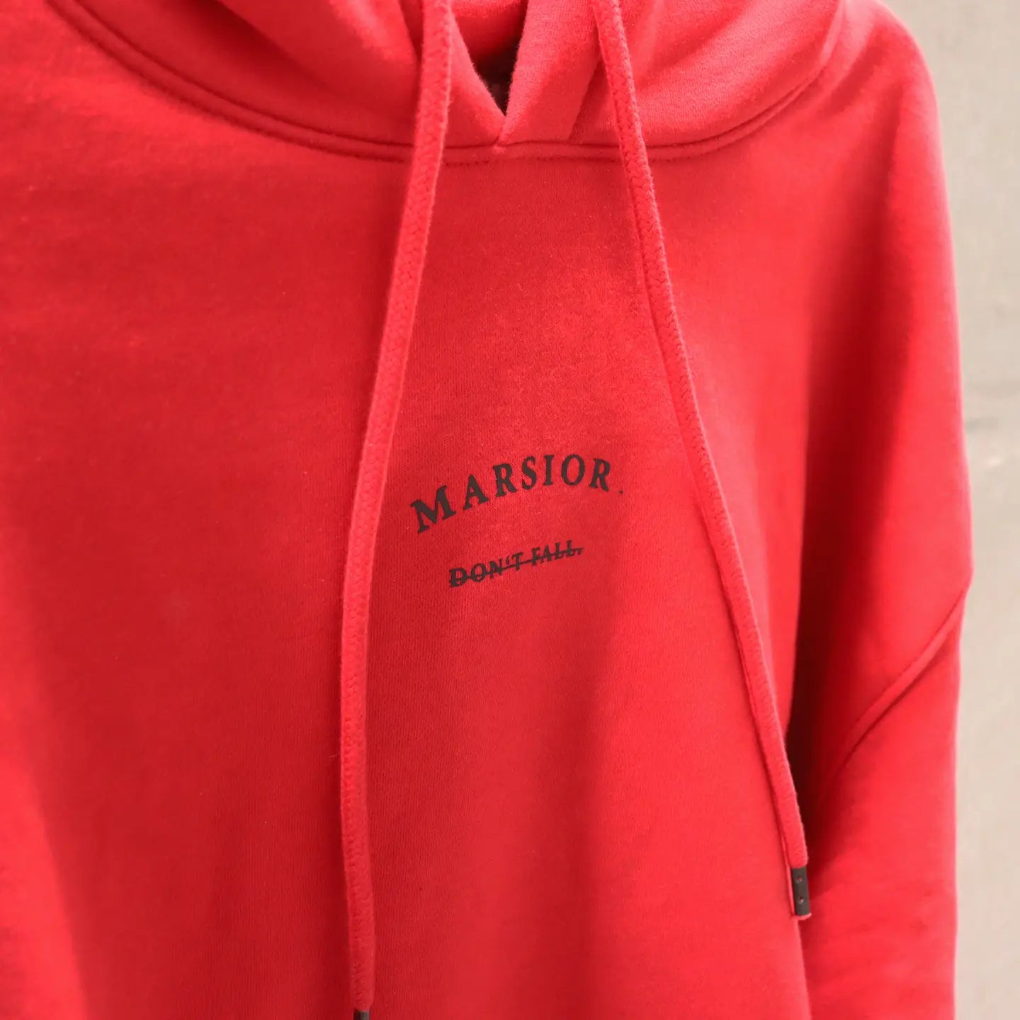 MARSIOR. - FIERY RED HOODIE - FALLEN