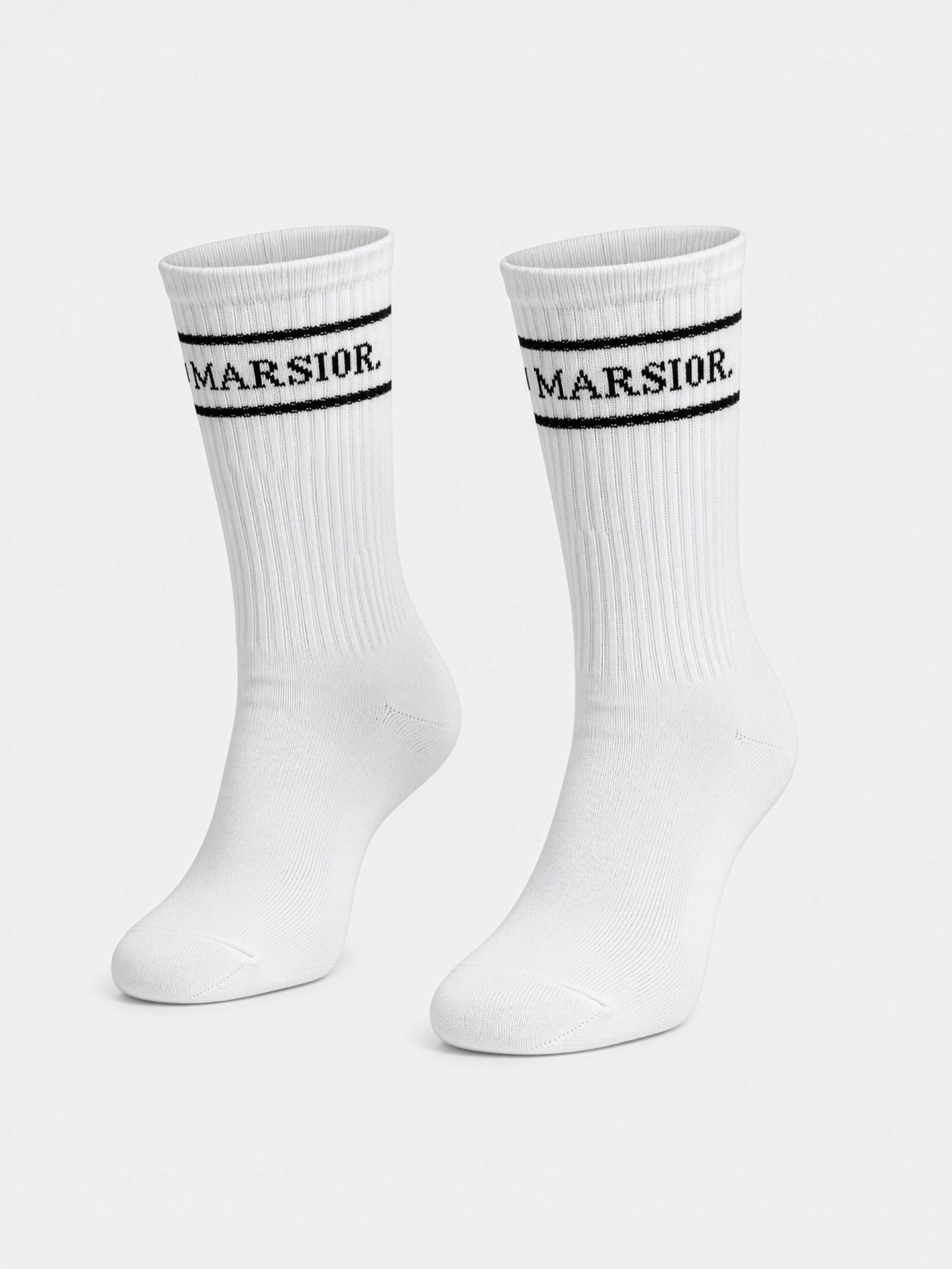 2er PACK - MARSIORSTUDIO. - Socks White