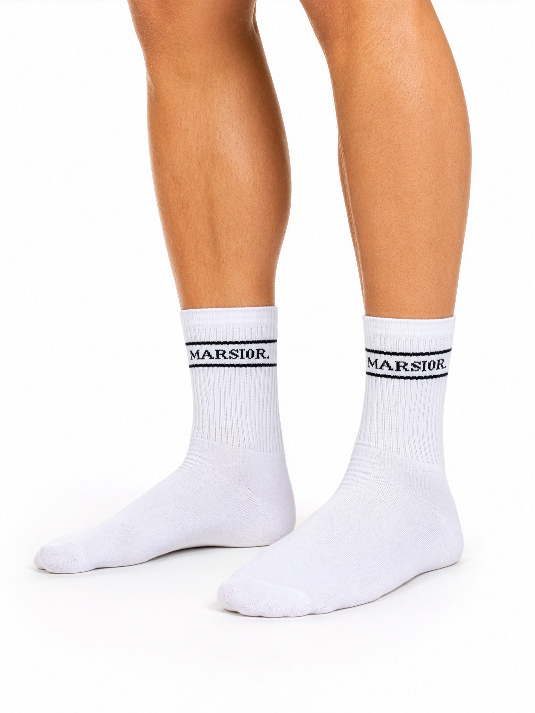 2er PACK - MARSIORSTUDIO. - Socks White