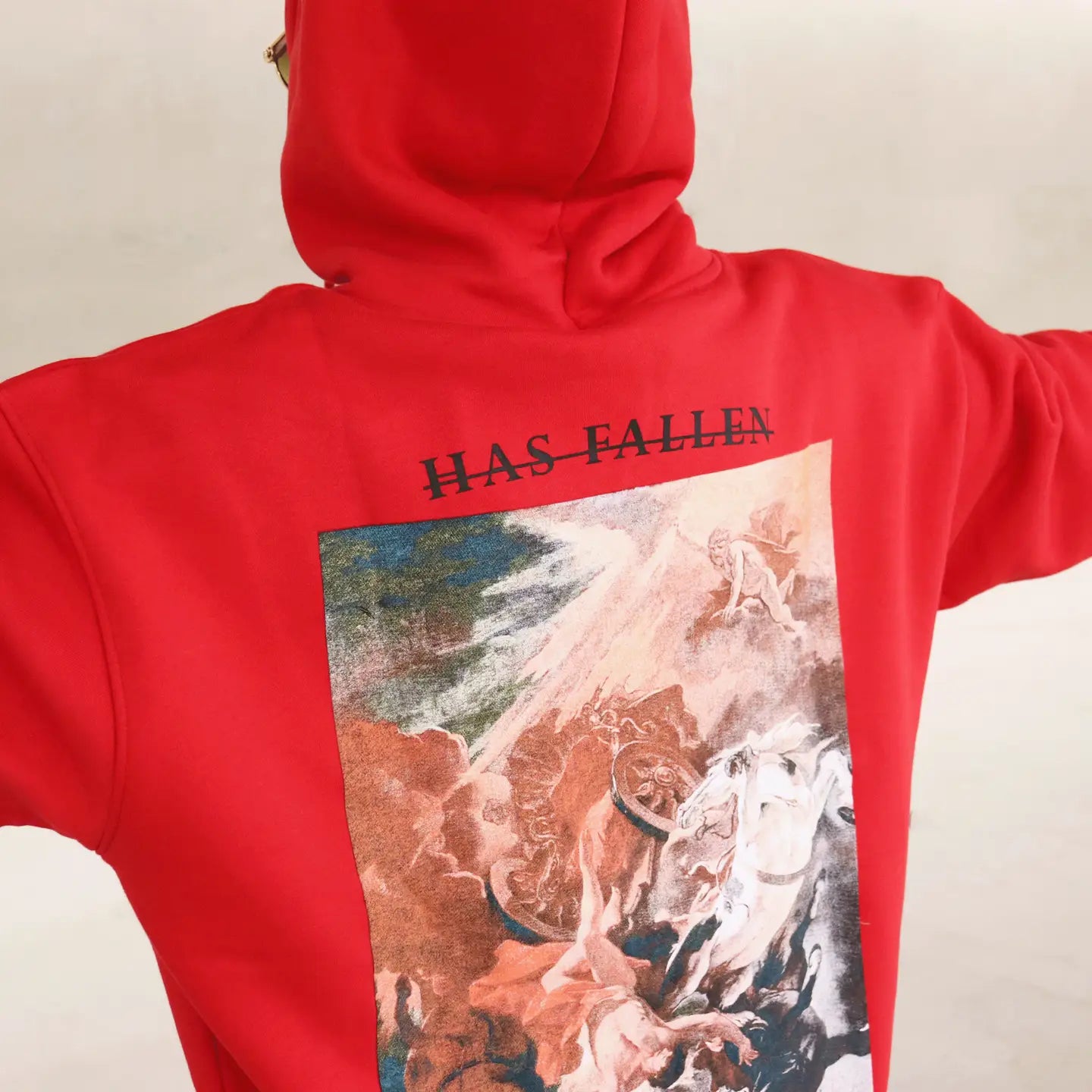 MARSIOR. - FIERY RED HOODIE - FALLEN