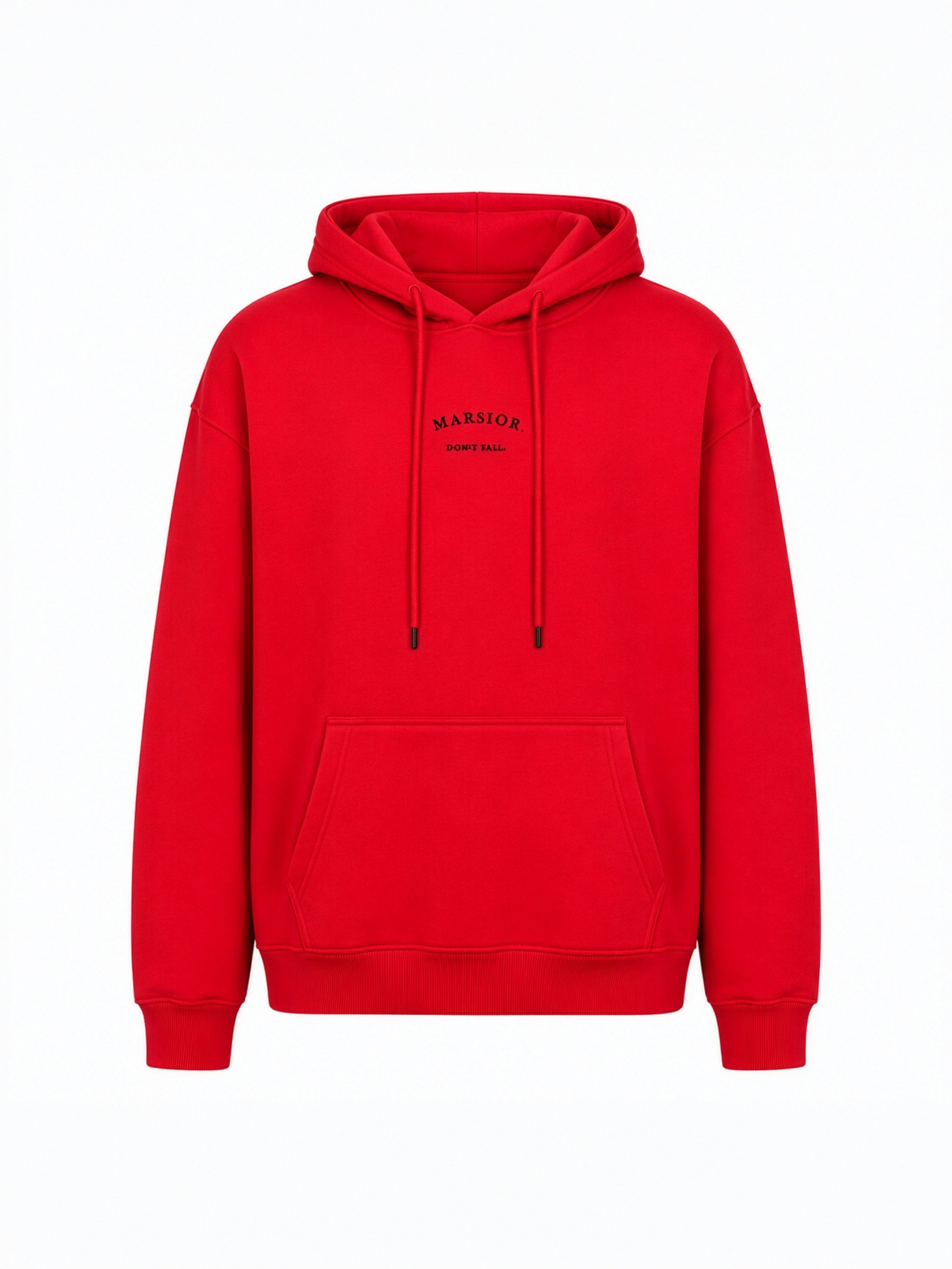 MARSIORSTUDIO. - FIERY RED HOODIE - 'FALLEN'